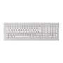 CHERRY DW 8000 clavier Souris incluse RF sans fil QWERTY Anglais américain Argent, Blanc