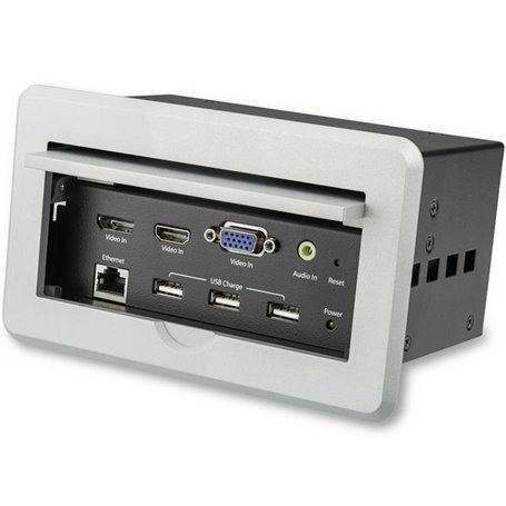 StarTech.com Boîtier de connexion pour table de réunion avec entrées DisplayPort