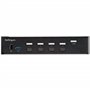 StarTech.com Commutateur KVM HDMI à 4 Ports - Moniteur Unique 4K 60Hz Ultra HDR - Commutateur KVM de Bureau HDMI 2.0 avec Hub US