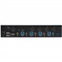 StarTech.com Commutateur KVM HDMI à 4 Ports - Moniteur Unique 4K 60Hz Ultra HDR - Commutateur KVM de Bureau HDMI 2.0 avec Hub US
