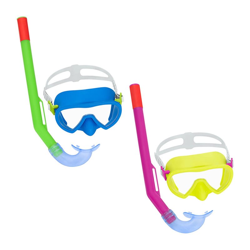 Bestway Flowtech Masque de plongée intégral avec tuba L/XL