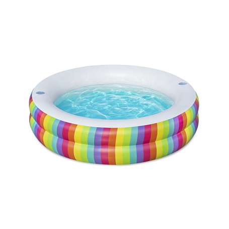 Pataugeoire gonflable pour enfants Bestway Arc-en-ciel 206 x 206 x 51 cm