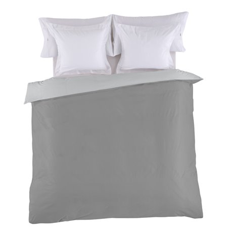 Housse de Couette Alexandra House Living Gris perlé 260 x 240 cm