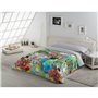 Housse de Couette Alexandra House Living Rebel Multicouleur 200 x 200 cm