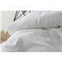 Parure de couette Alexandra House Living Banús Blanc Lit king size 3 Pièces