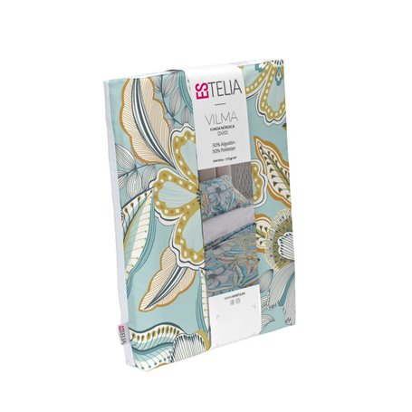 Parure de couette Alexandra House Living Vilma Multicouleur Lit 1 persone 2 Pièces