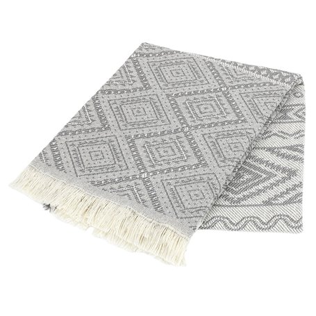 Couverture Alexandra House Living Tunez Gris 225 x 260 cm