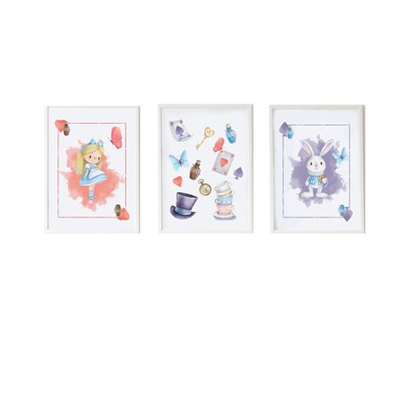 Feuilles Crochetts Alice 33 x 43 x 2 cm 3 Pièces