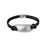 Bracelet Homme Police Acier inoxydable 19 cm