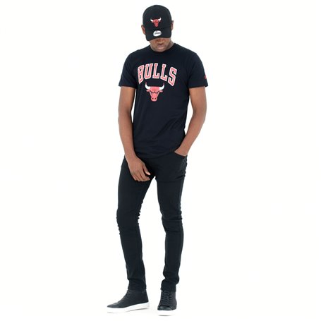 T-shirt à manches courtes homme New Era NOS NBA CHIBUL 60416749 Noir