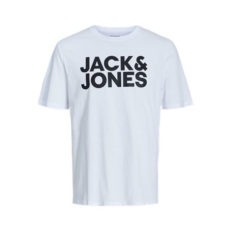 T-shirt à manches courtes homme Jack & Jones JJECORP LOGO TEE SS 12151955 Blanc