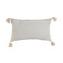 Coussin Home ESPRIT Crème Rose clair 50 x 15 x 30 cm