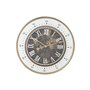 Horloge Murale Home ESPRIT Marron Doré Verre Fer 59 x 8