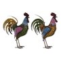 Figurine Décorative Home ESPRIT Multicouleur Coq 44 x 17 x 61 cm (2 Unités)
