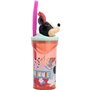 Verre avec Paille Minnie Mouse CZ11337 Rose 360 ml 3D