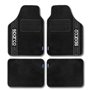 Set de tapis de voitures Sparco F510 Moquette Universel Noir 4 Pièces
