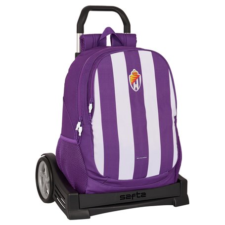 Cartable à roulettes Real Valladolid C.F. Violet 32 x 44 x 16 cm