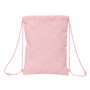 Sac à dos serré par des ficelles Safta Bunny Rose 26 x 34 x 1 cm