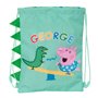 Sac à dos serré par des ficelles Peppa Pig George Menthe 26 x 34 x 1 cm