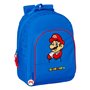 Cartable Super Mario Play Bleu Rouge 32 x 42 x 15 cm