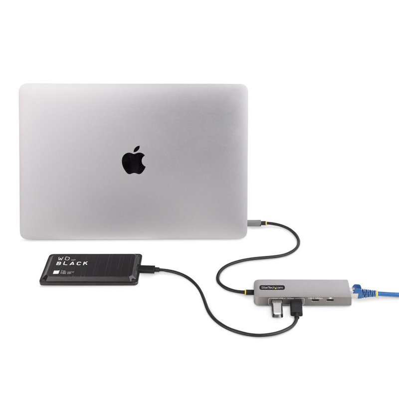 Image secondaire de Hub USB-C Startech 10G2A1C25EPD-USB-HUB Gris