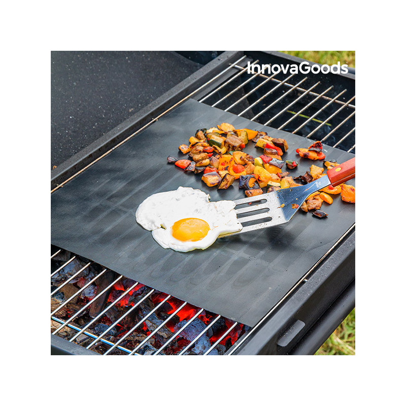 Tapis de Cuisson pour Four et Barbecue InnovaGoods 2 Unités