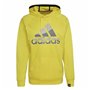 Sweat à capuche homme Adidas  Game and Go Big Logo Jaune