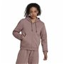 Sweat à capuche et fermeture éclair femme Adidas ALL SZN Fleece Café