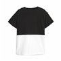 T shirt à manches courtes Enfant Puma Power Colorblock Blanc Noir
