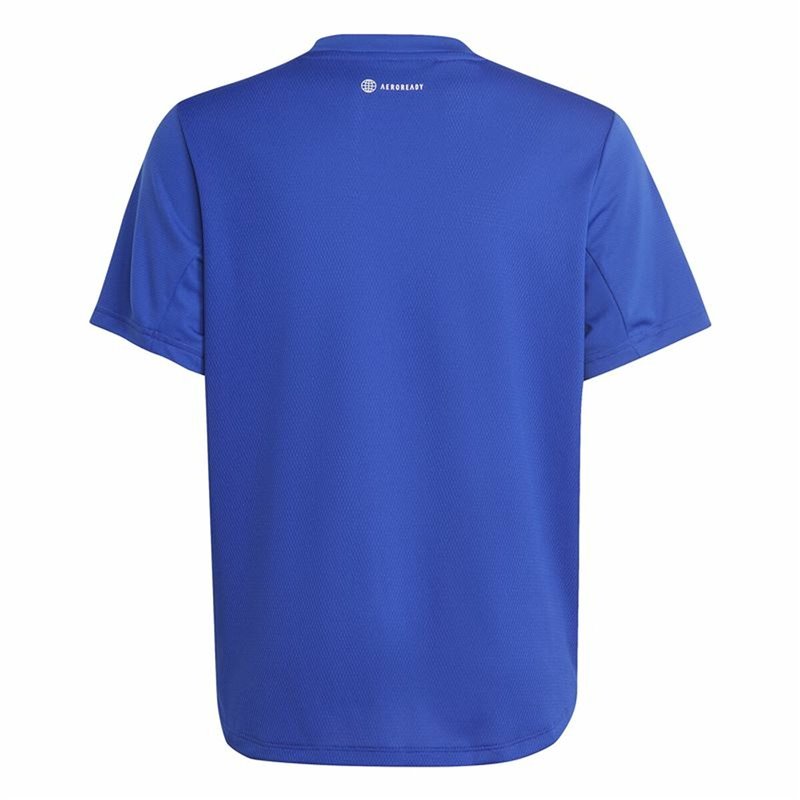 Image secondaire de T shirt à manches courtes Enfant Adidas Aeroready Bleu