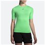 T-shirt à manches courtes femme Brooks High Point Vert