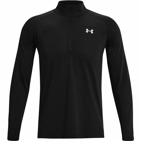 T-shirt à manches longues homme Under Armour STR Zip Noir