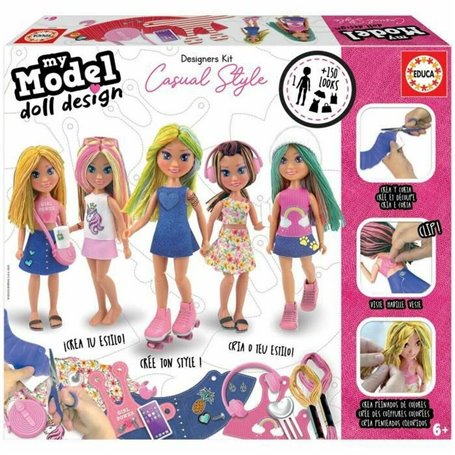 Jouet Educatif Educa My Model Doll Design Casual Multicouleur (1 Pièce)