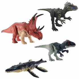 Jurassic World Figurine Hesperosaurus Rugissement Féroce Dinosaure Mattel Hesperosaurus