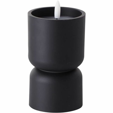 Bougie LED Brilliant Noir 3 W 15 x 8 cm Plastique