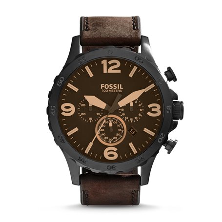 Montre Homme Fossil JR1487P Noir Or (Ø 50 mm)