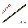 Crayons à charbon Alpino LE010012 Noir
