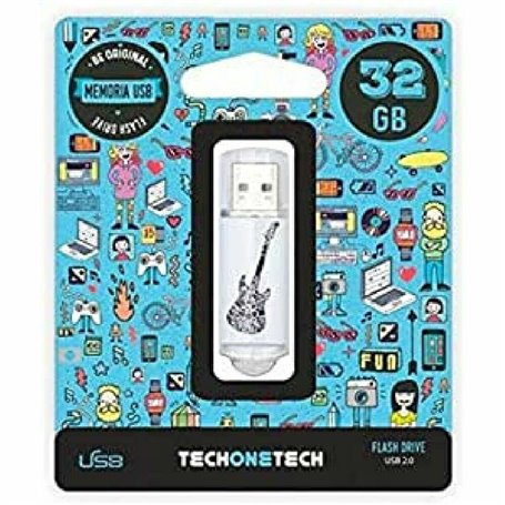 Clé USB Tech One Tech 32 GB Noir