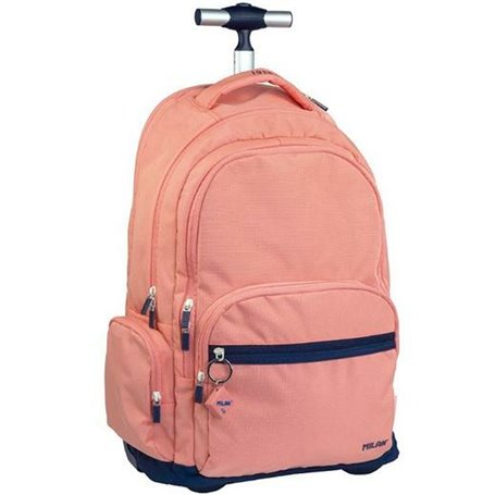 Cartable à roulettes Milan Rose 52 x 34