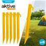 Sardines de camping Aktive 6 Pièces (24 Unités)