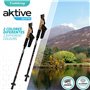 Jeu de 2 bâtons de trekking Aktive 5 x 135 x 5 cm (6 Unités)
