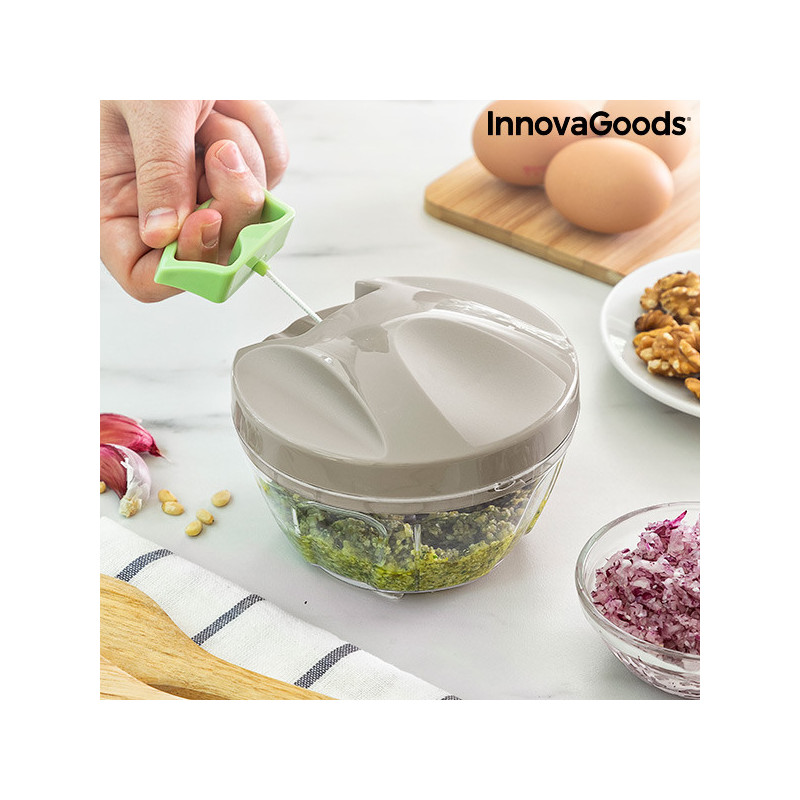 Mini-Hachoir Manuel avec Cordon Spinop InnovaGoods