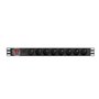 Rallonge 19'' 6 Tomas Schuko Lanberg PDU-06E-0200-BK (2 m)