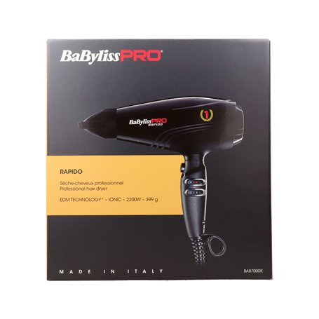 Sèche-cheveux Babyliss BAB7000IE Noir Monochrome 2200 W