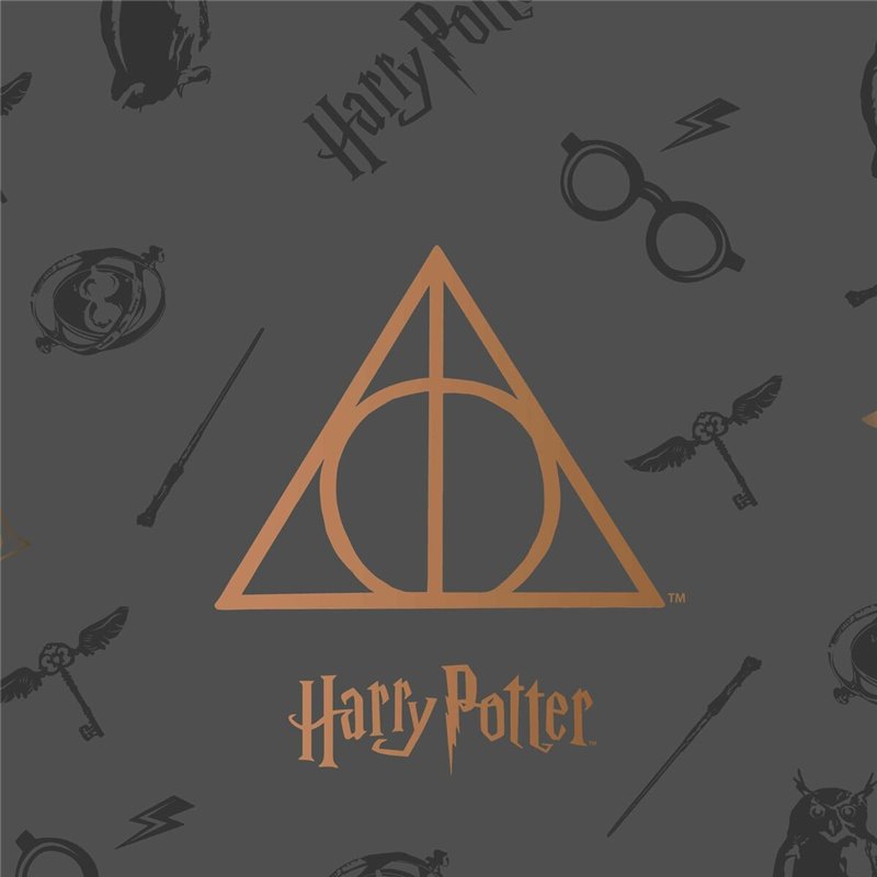 Image secondaire de Couvre-Lit Harry Potter Deathly Hallows Multicouleur Lit 150 cm