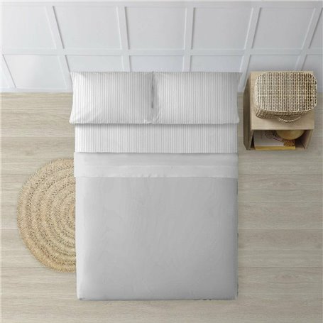 Jeu de draps Decolores Papamoa Gris 175 Fils