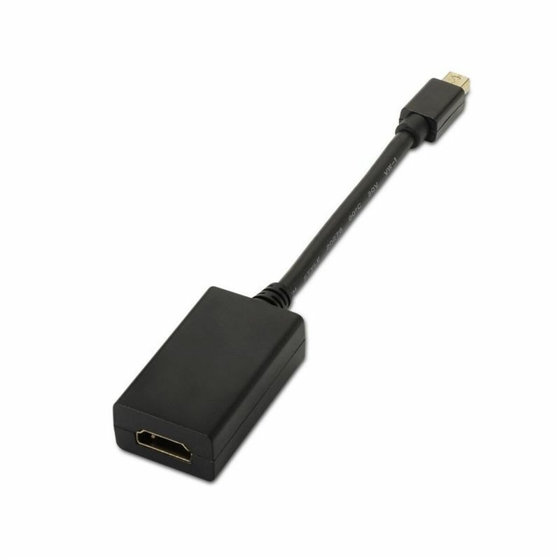 Aisens A125-0137 câble vidéo et adaptateur 0,15 m Mini DisplayPort HDMI Noir
