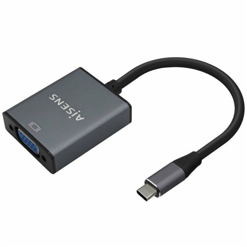 Aisens A109-0691 câble vidéo et adaptateur 0,15 m USB Type-C VGA (D-Sub) Gris