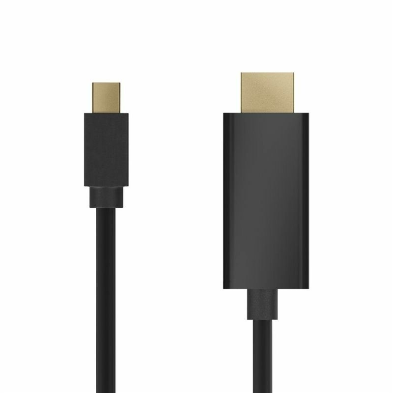 Image secondaire de Aisens A125-0458 câble vidéo et adaptateur 3 m Mini DisplayPort HDMI Noir