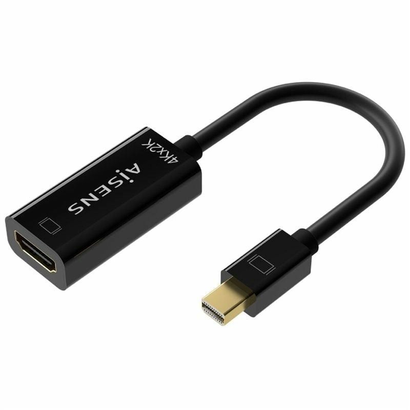 Image secondaire de Aisens A125-0643 câble vidéo et adaptateur 0,15 m Mini DisplayPort HDMI Type A (Standard) Noir